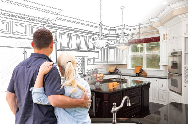 Professional Kitchen Island Installation technician working in Newport, WA